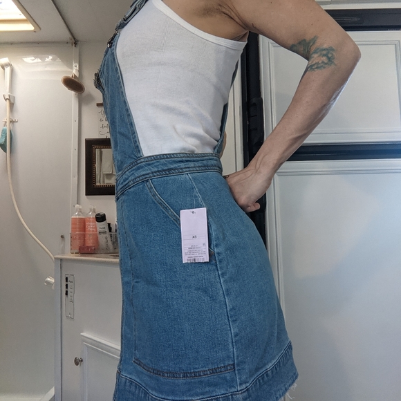 New❤️Wild Fable Zip Up Overall mini Dress sz XS - Picture 8 of 10